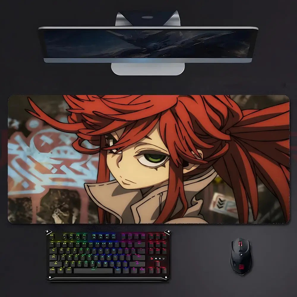 Gachiakuta Riyo Reaper Red Hair XXL Mouse Pad
