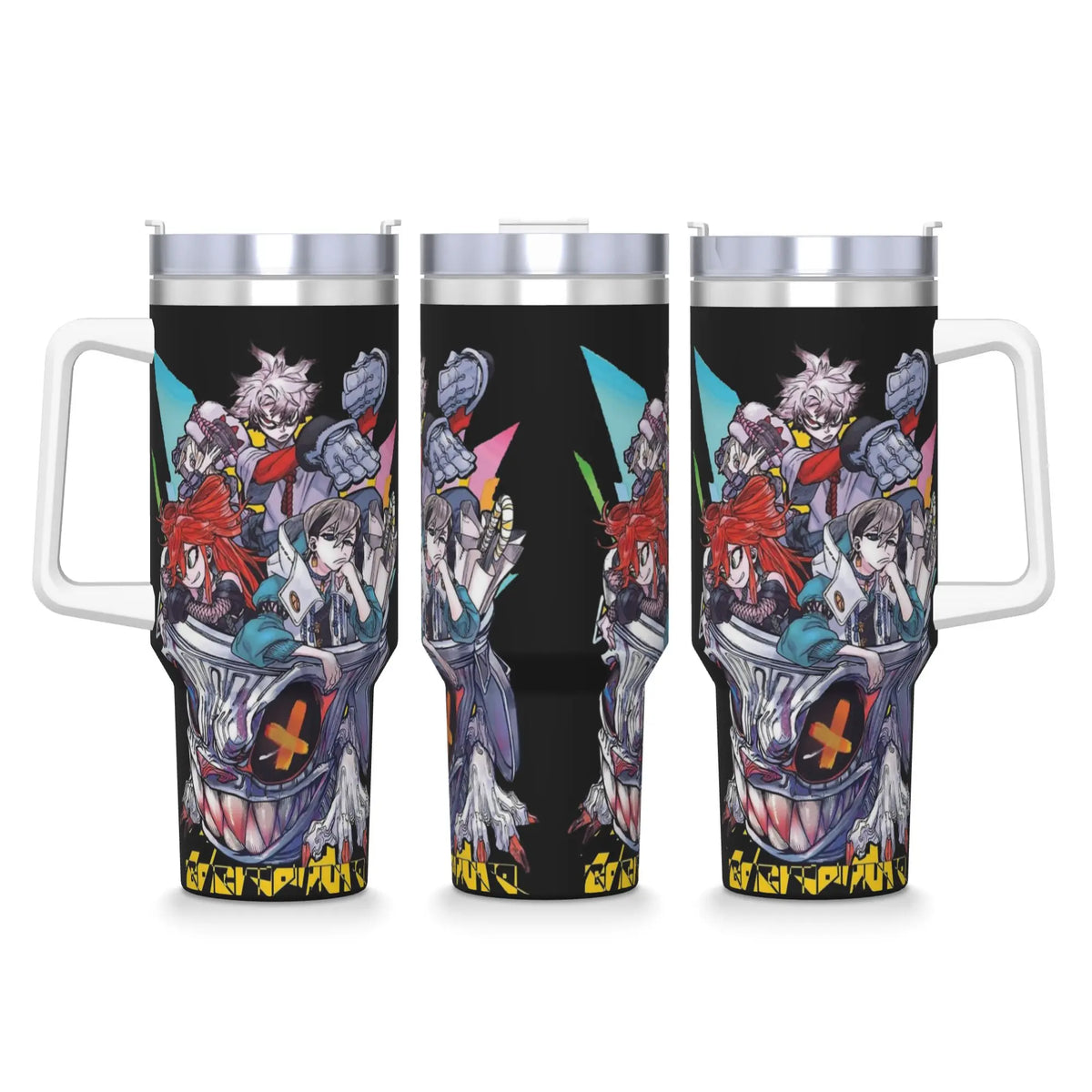 Gachiakuta Character Group Monster Mouth Collage 40oz Stainless Steel Tumbler