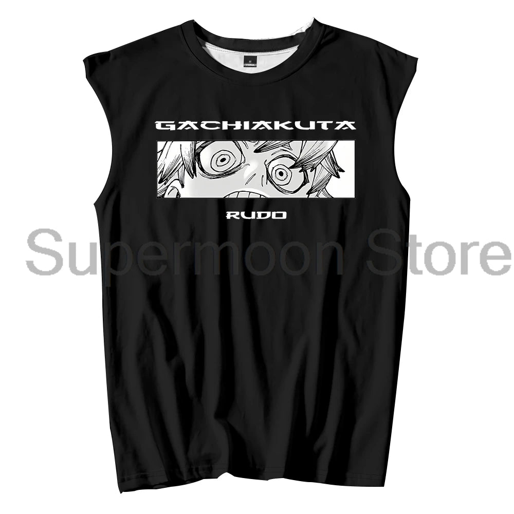 Gachiakuta "Crazy" Rudo Camouflage Tank Top