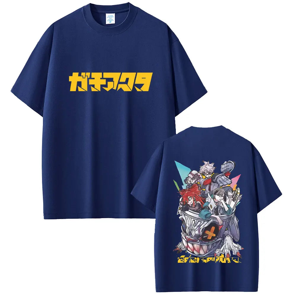 Gachiakuta Team Akuta Navy Blue Graphic T-Shirt