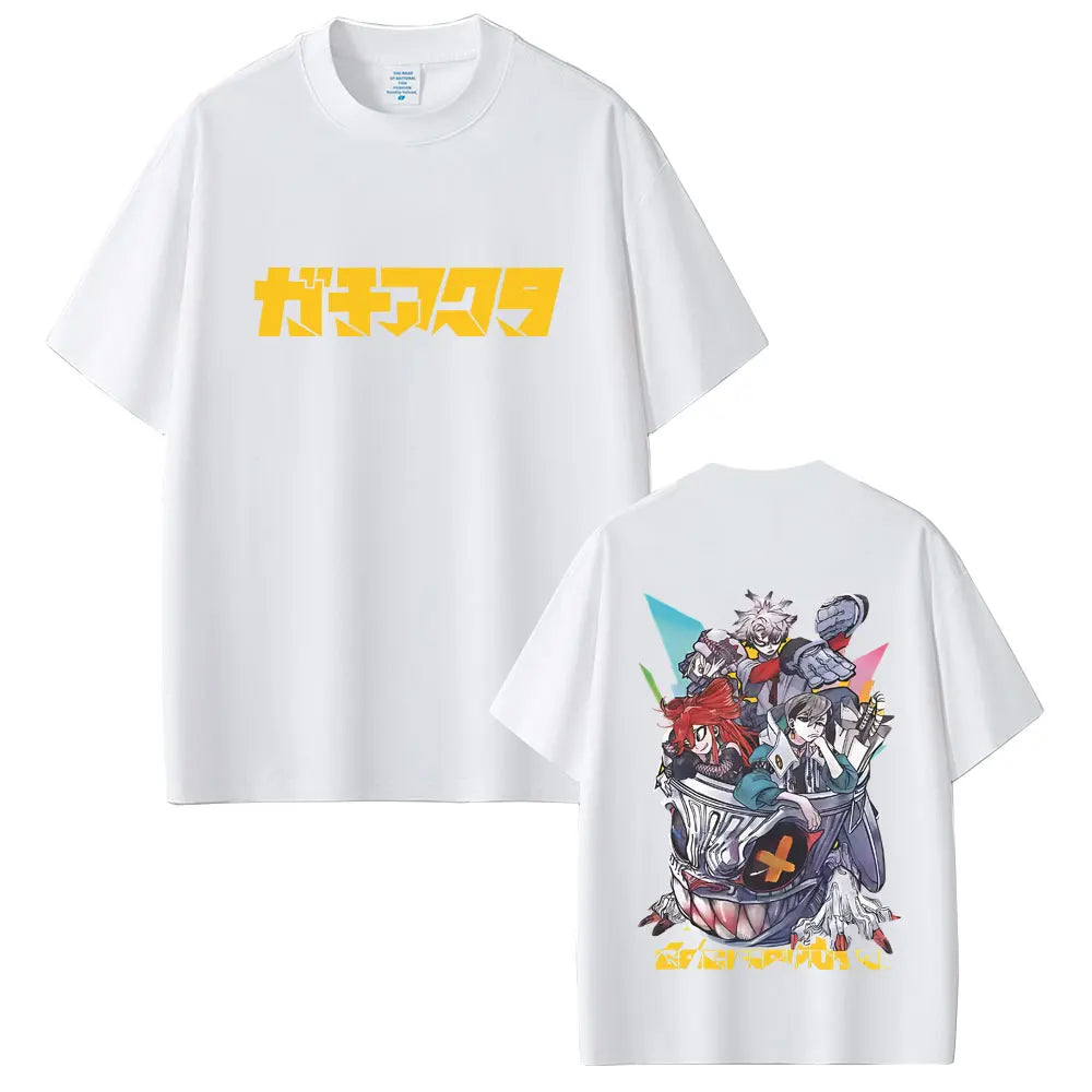 Gachiakuta Team Akuta White Graphic T-Shirt