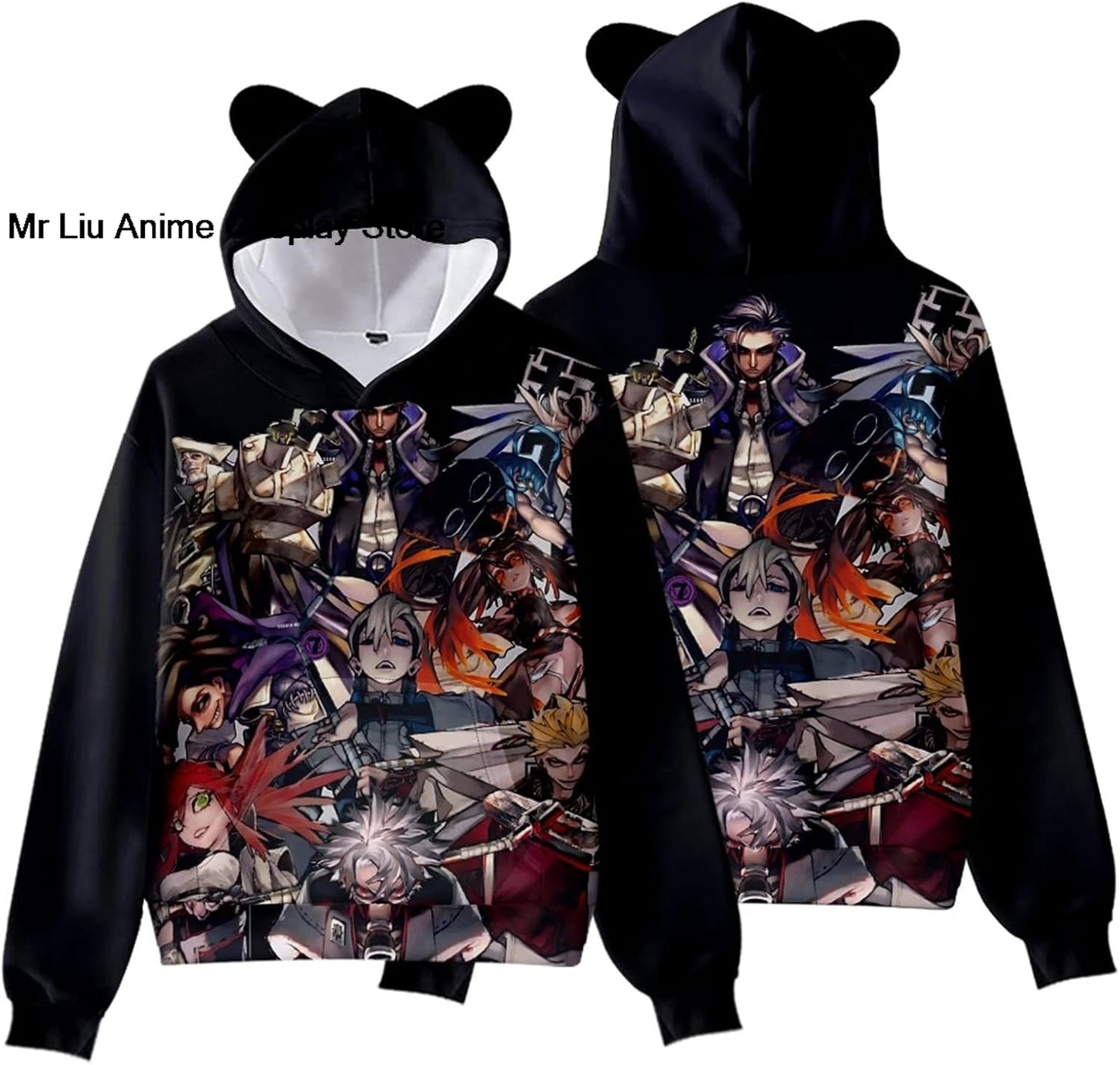 Gachiakuta Universe Hoodie – Bear Ear (Black)