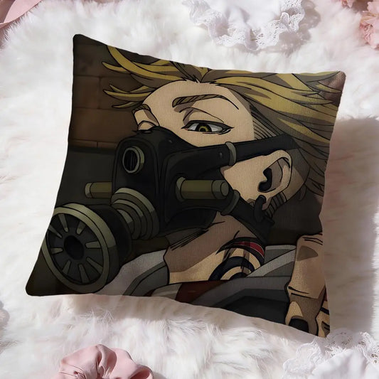 Gachiakuta Enjin Mask Decorative Throw Pillow