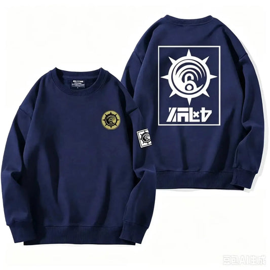 Gachiakuta Cleaners Logo Navy Blue Sweatshirt