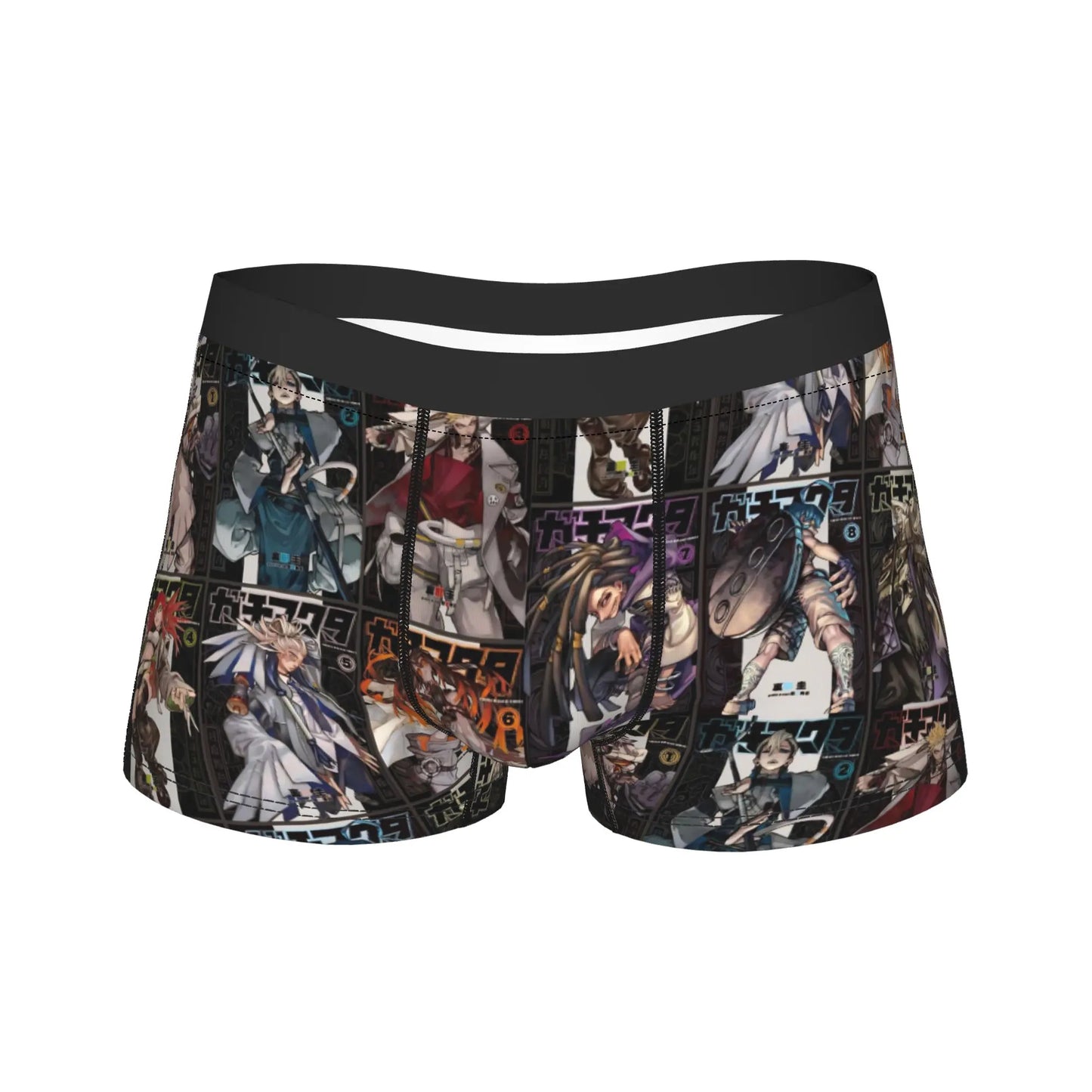 Gachiakuta Manga Cover Collage Black Boxer Briefs