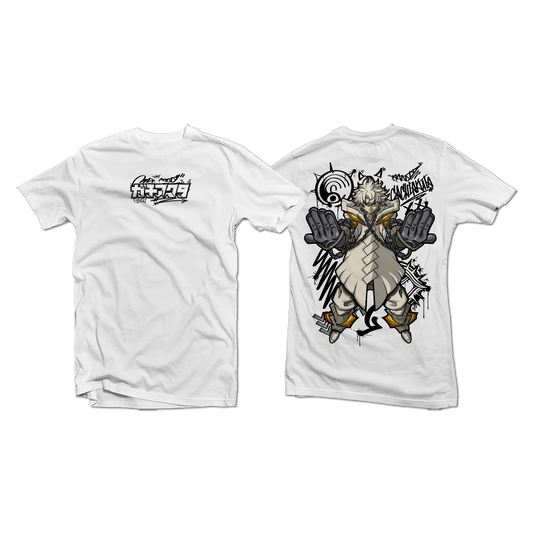 Rudo Surebrec Gachiakuta Anime Streetwear White T-Shirt