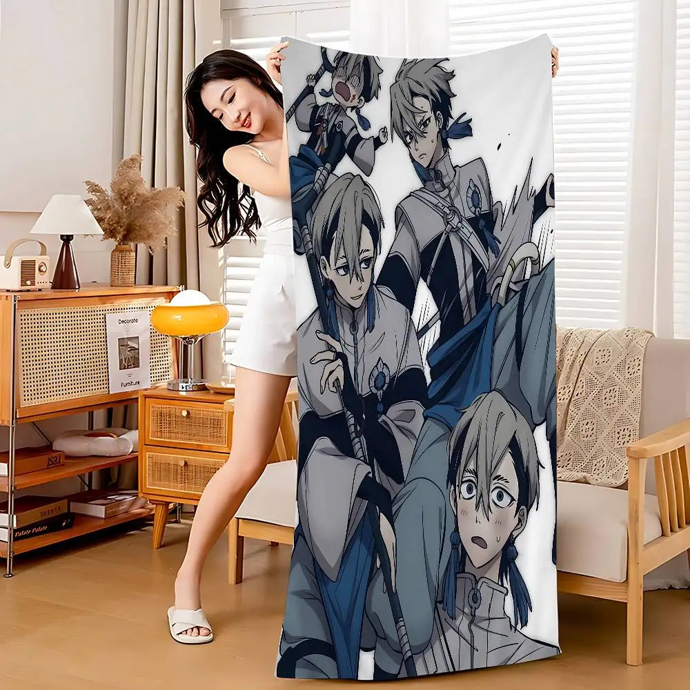 Gachiakuta Zanka Nijiku Character Collage Beach Towel