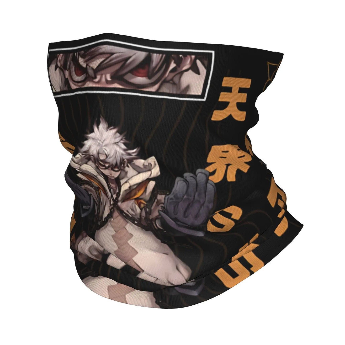 Gachiakuta Rudo Surebrec Giver Black & Gold Neck Gaiter