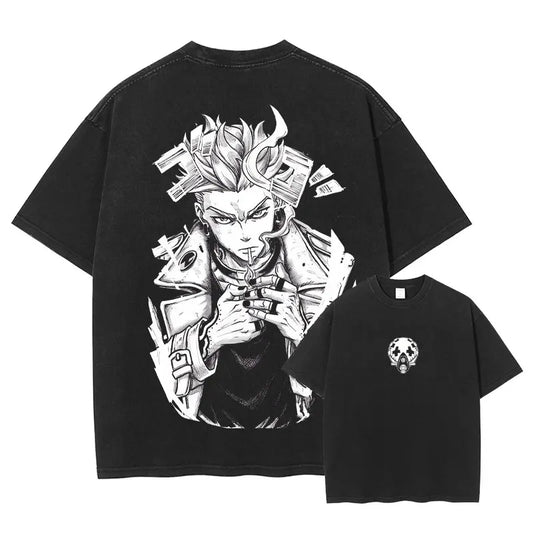 Gachiakuta Anime Enjin Black T-Shirt