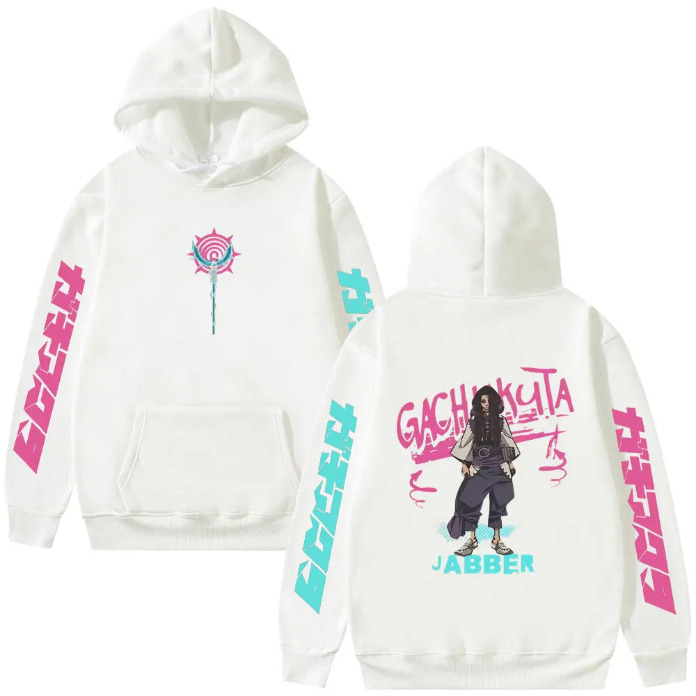 Gachiakuta Anime Jabber Wonger White Hoodie