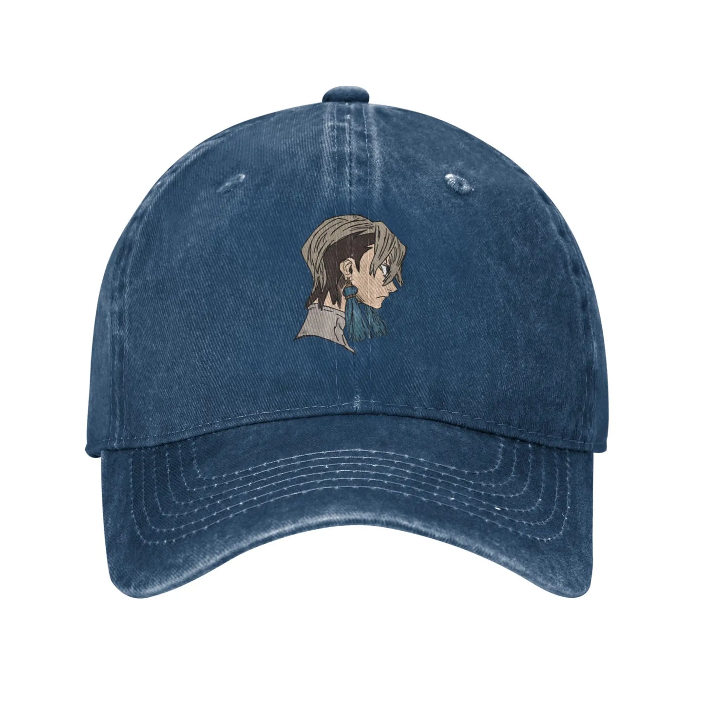 Gachiakuta Zanka Nijiku Navy Blue Vintage Cap