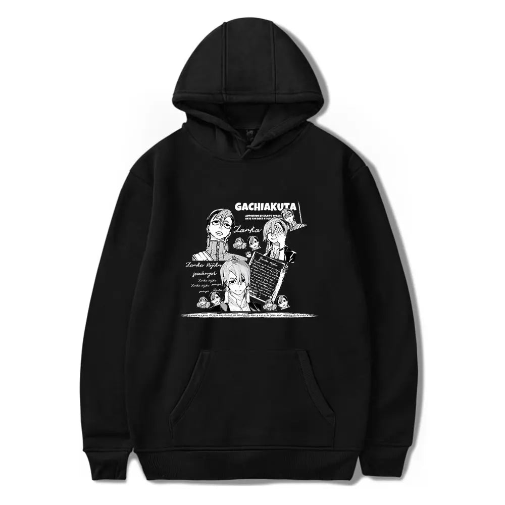 Gachiakuta Zanka Nijiku Black Hoodie