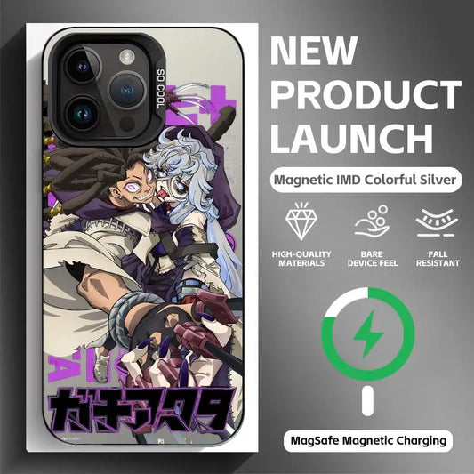 Jabber Wonger & Guita Hebby Fantasia Anime iPhone Magnetic Phone Case