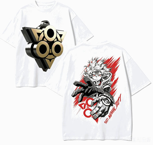 Gachiakuta Rudo Surebrec Watchman Sign White T-Shirt