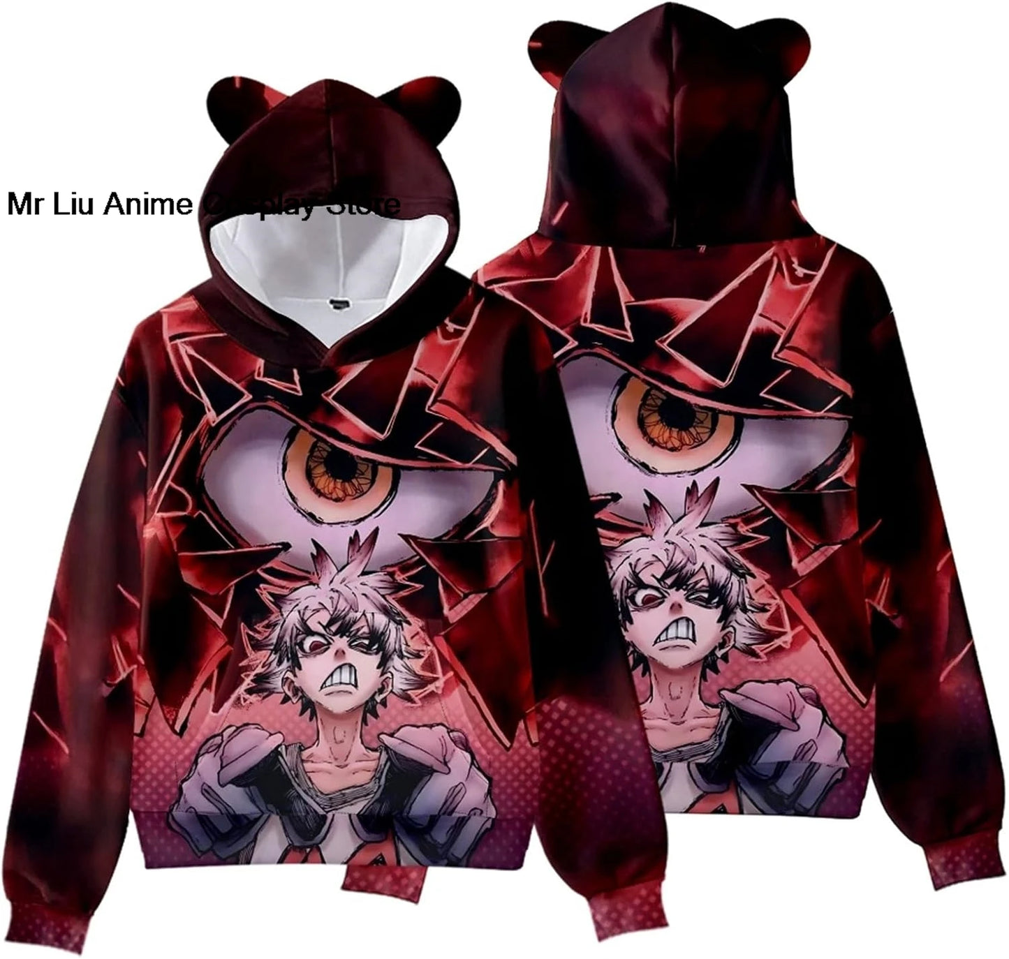 Gachiakuta Rudo Hoodie – Bear Ear (Red)
