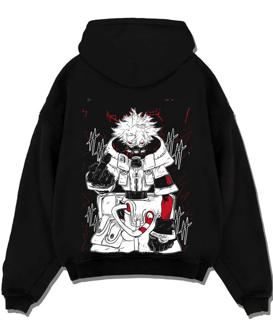 Gachiakuta Rudo Surebrec Red-Rage Black Hoodie