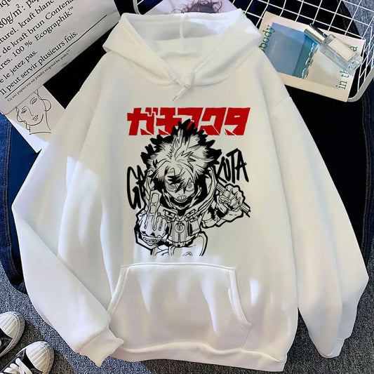 Gachiakuta Rudo “Rebel Spirit” White Hoodie
