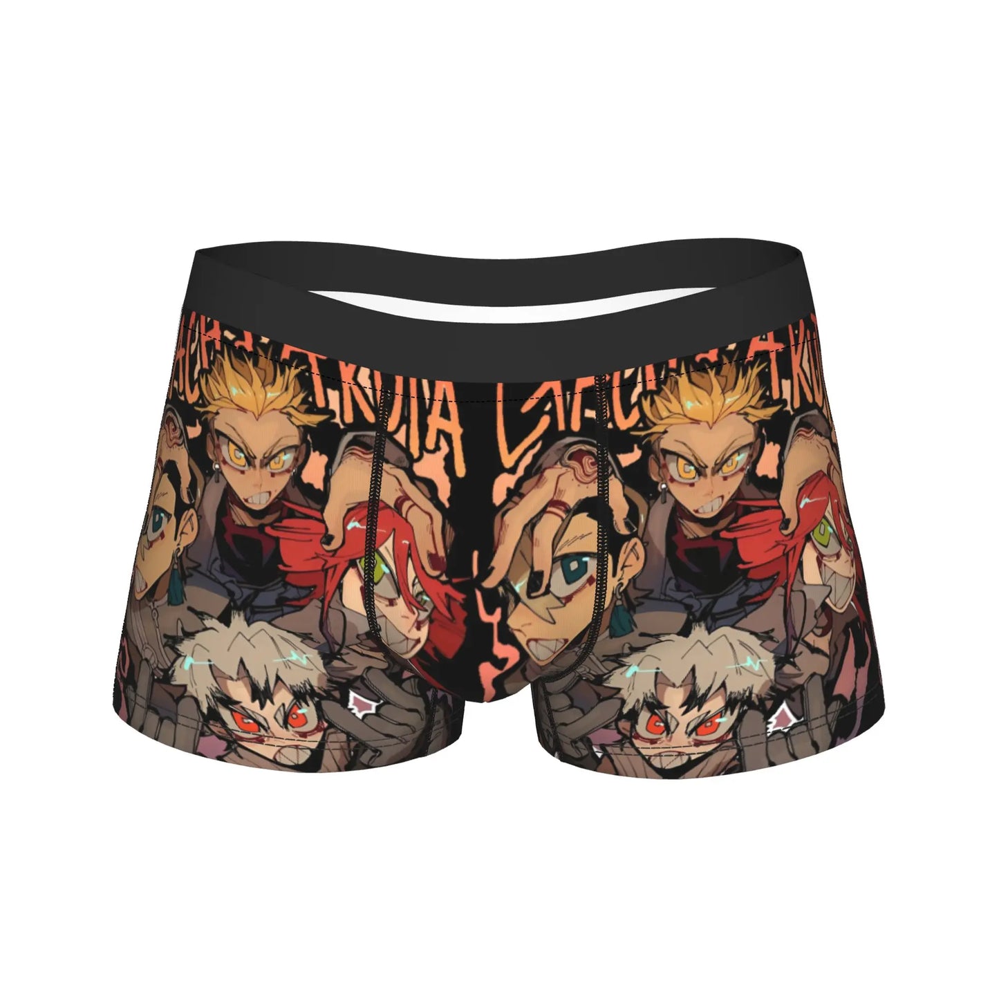 Gachiakuta Cleaners Team Black Boxer Briefs
