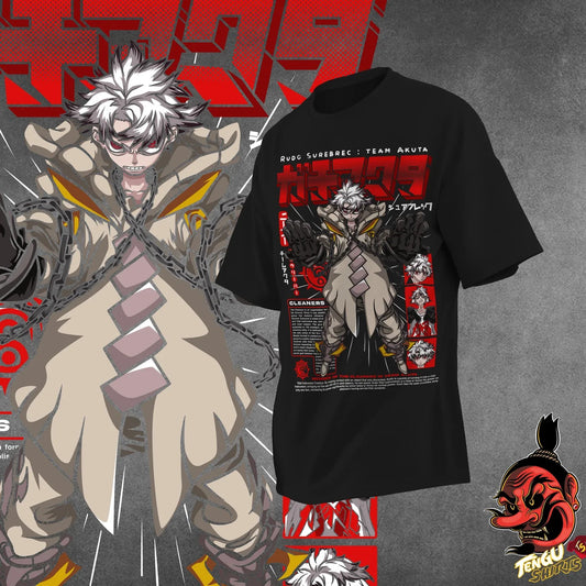 Anime Gachiakuta Rudo Black T-Shirt – Action