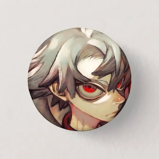 Gachiakuta Enjin Button Pin – Intense Anime
