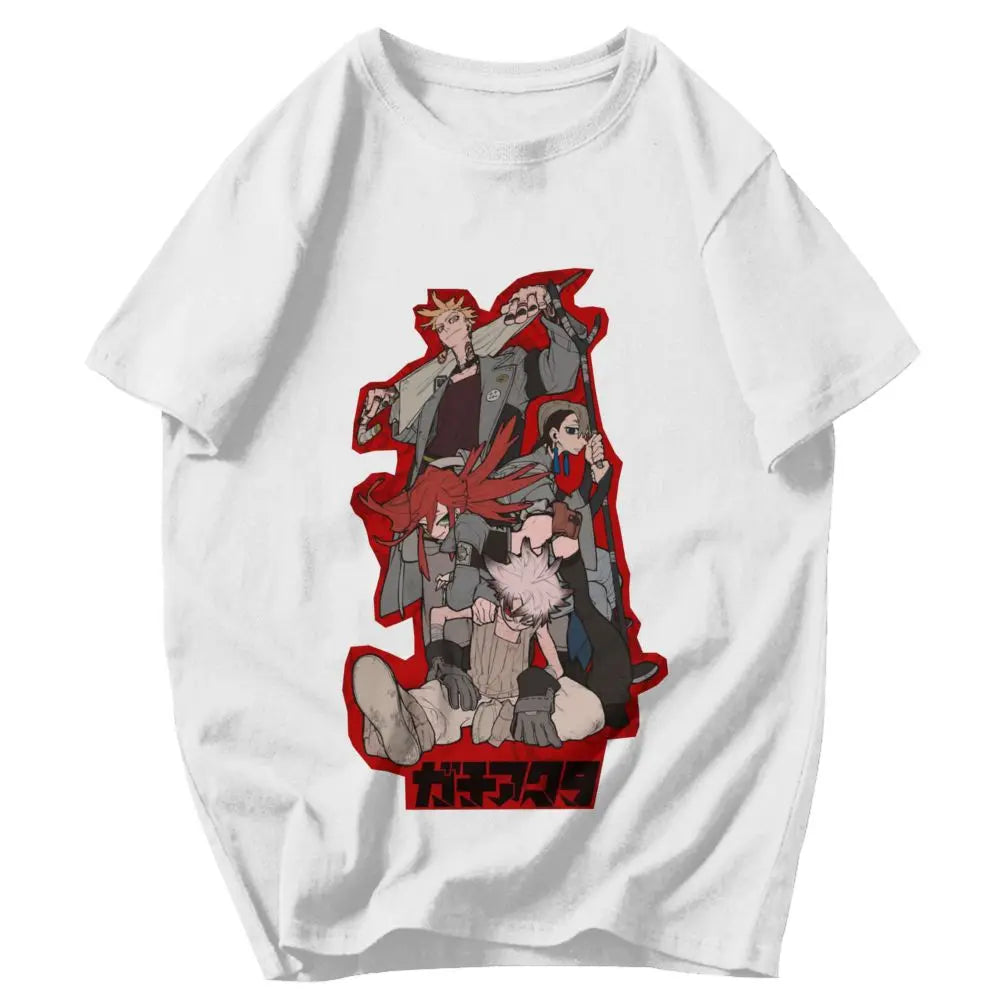 Gachiakuta White T-Shirt – Rudo & The Cleaners Team