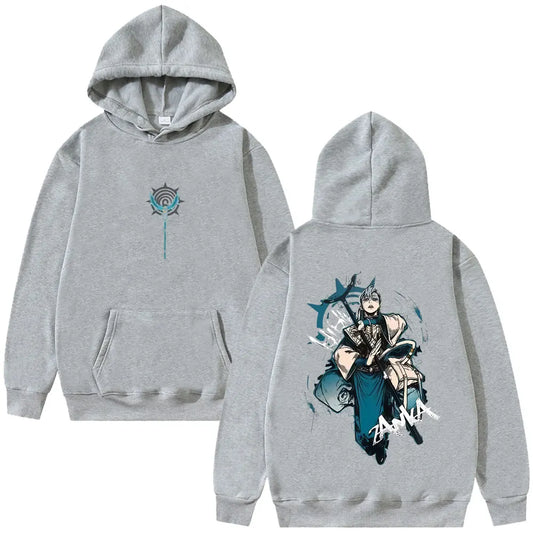 Gachiakuta The Power of Zanka Nijiku Gray Hoodie