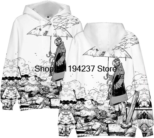 Gachiakuta Anime Manga Panel White Hoodie