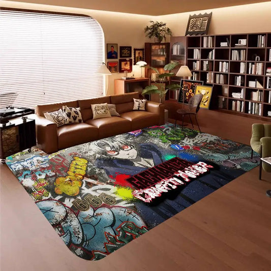 Gachiakuta Rudo Graffiti Street Art Rug