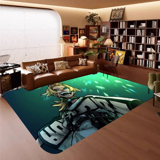 Gachiakuta Anime Enjin Energy Rug