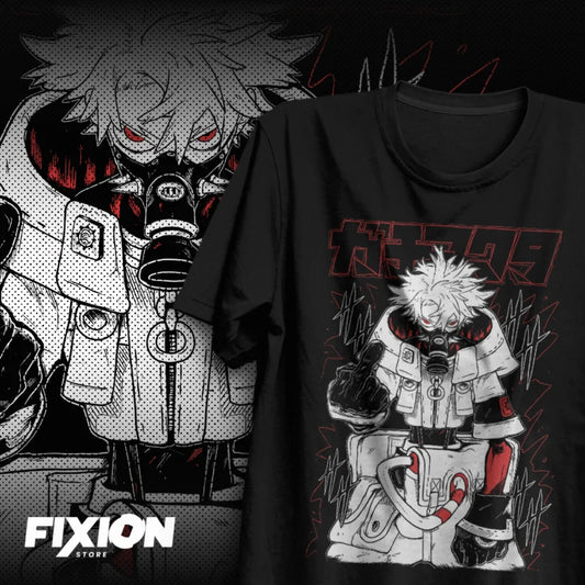 Gachiakuta Rudo Gas Mask T-Shirt