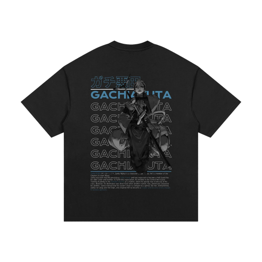 Gachiakuta Zanka Nijiku Black T-Shirt