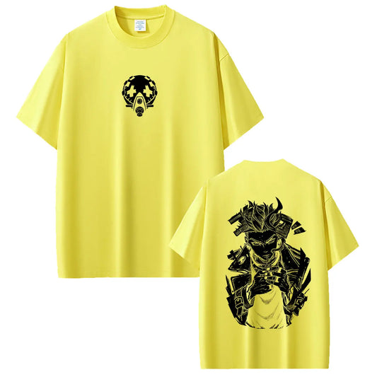 Gachiakuta Enjin Team Akuta Yellow T-Shirt