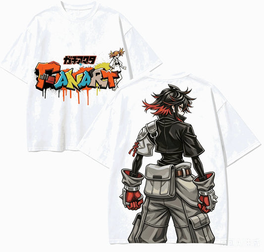 Gachiakuta Rudo Surebrec Graffiti White T-Shirt