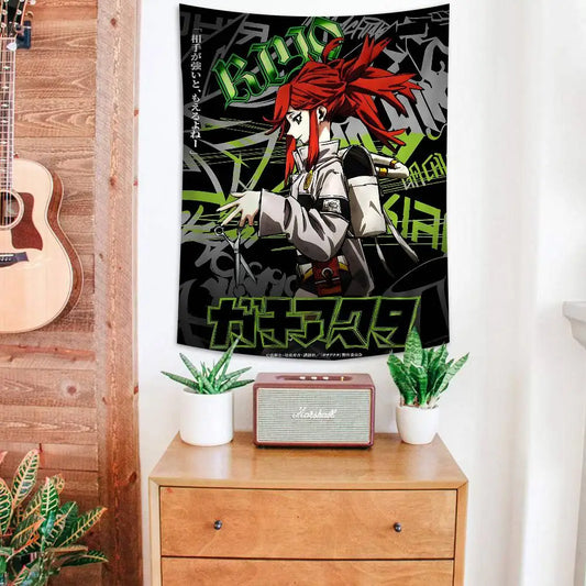 Gachiakuta Anime Tapestry Featuring Riyo Reaper