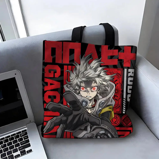 Gachiakuta Rudo Red Eyes Black Tote Bag