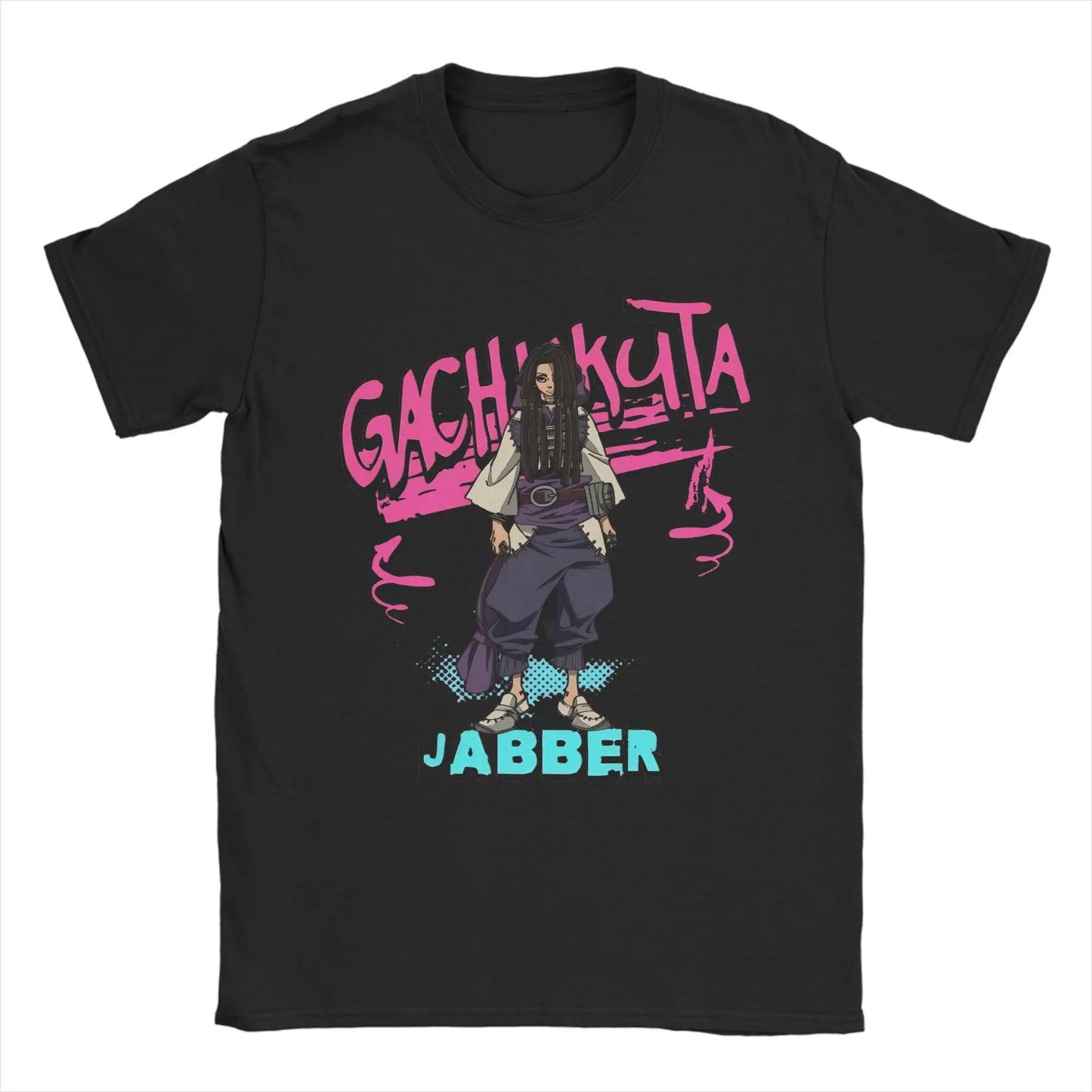 Gachiakuta Jabber Wonger Anime Black T-Shirt