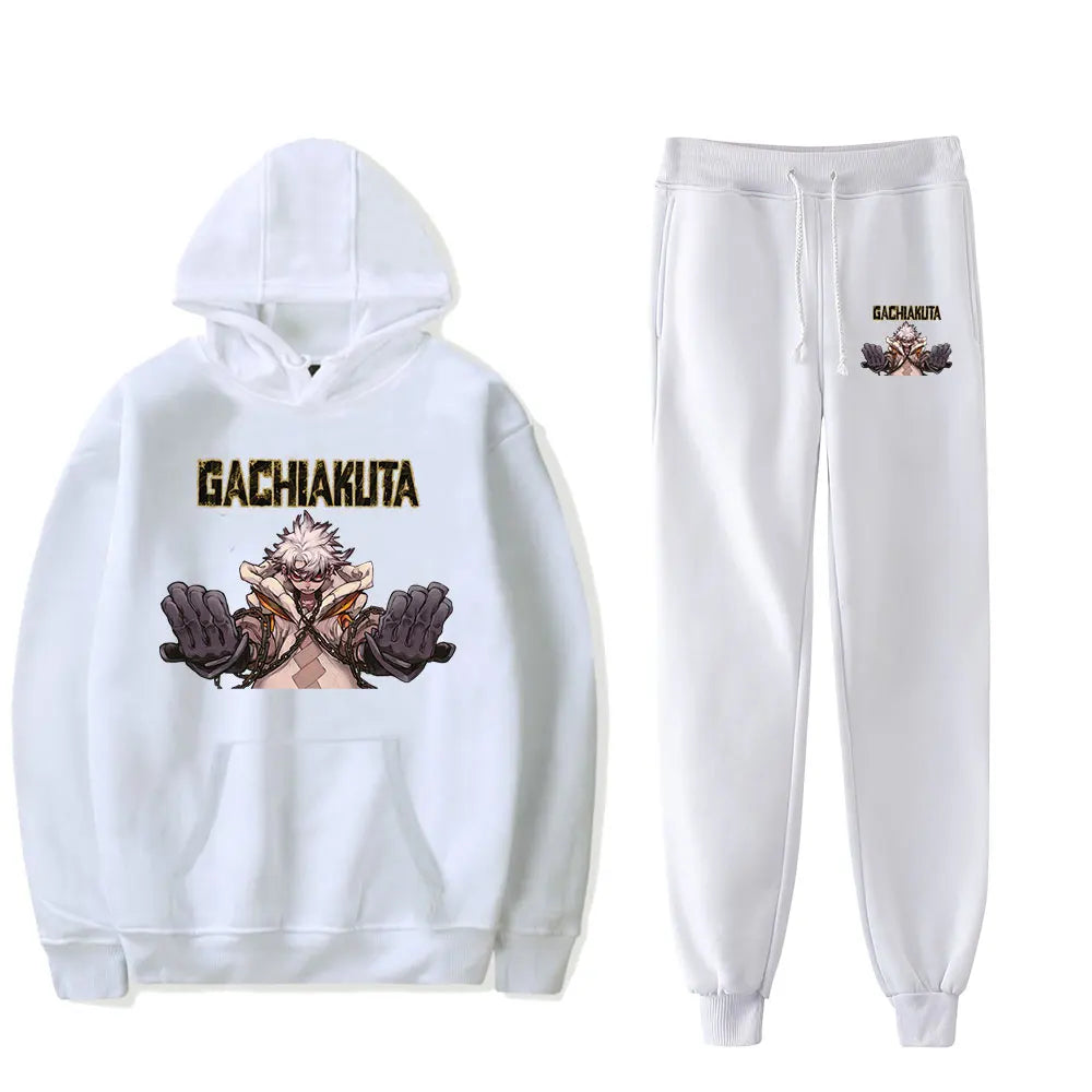 Gachiakuta Rudo Surebrec Tracksuit – Black Anime Hoodie & Sweatpants Set