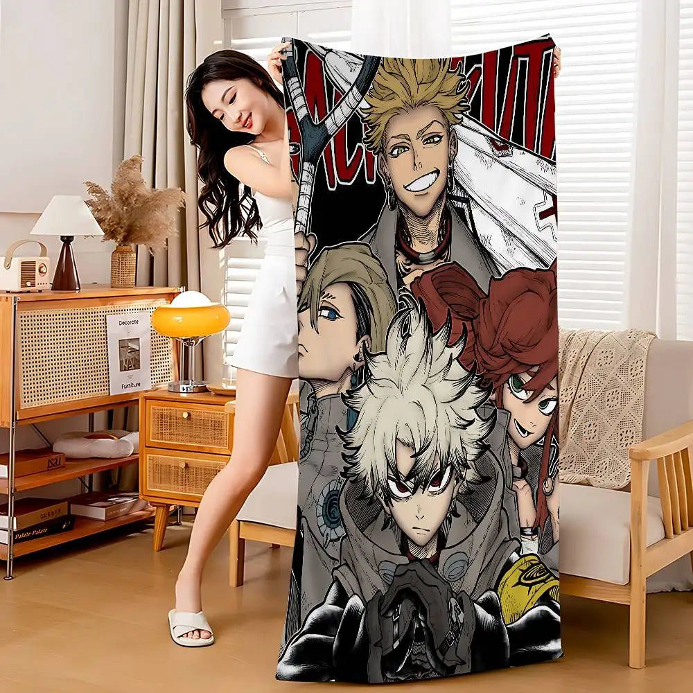 Gachiakuta Rudo, Enjin, Zanka and Riyo Beach Towel