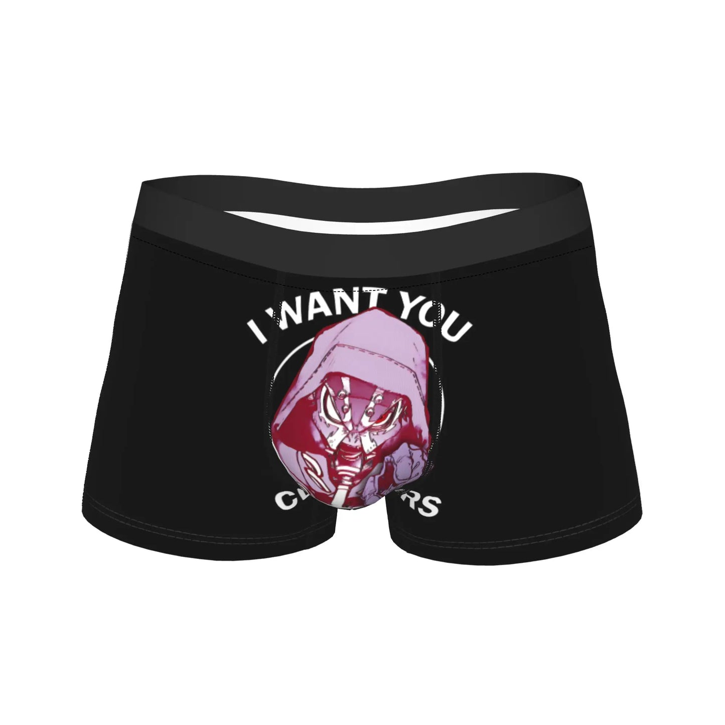 Gachiakuta I Want You Cleaners Black Boxer Briefs