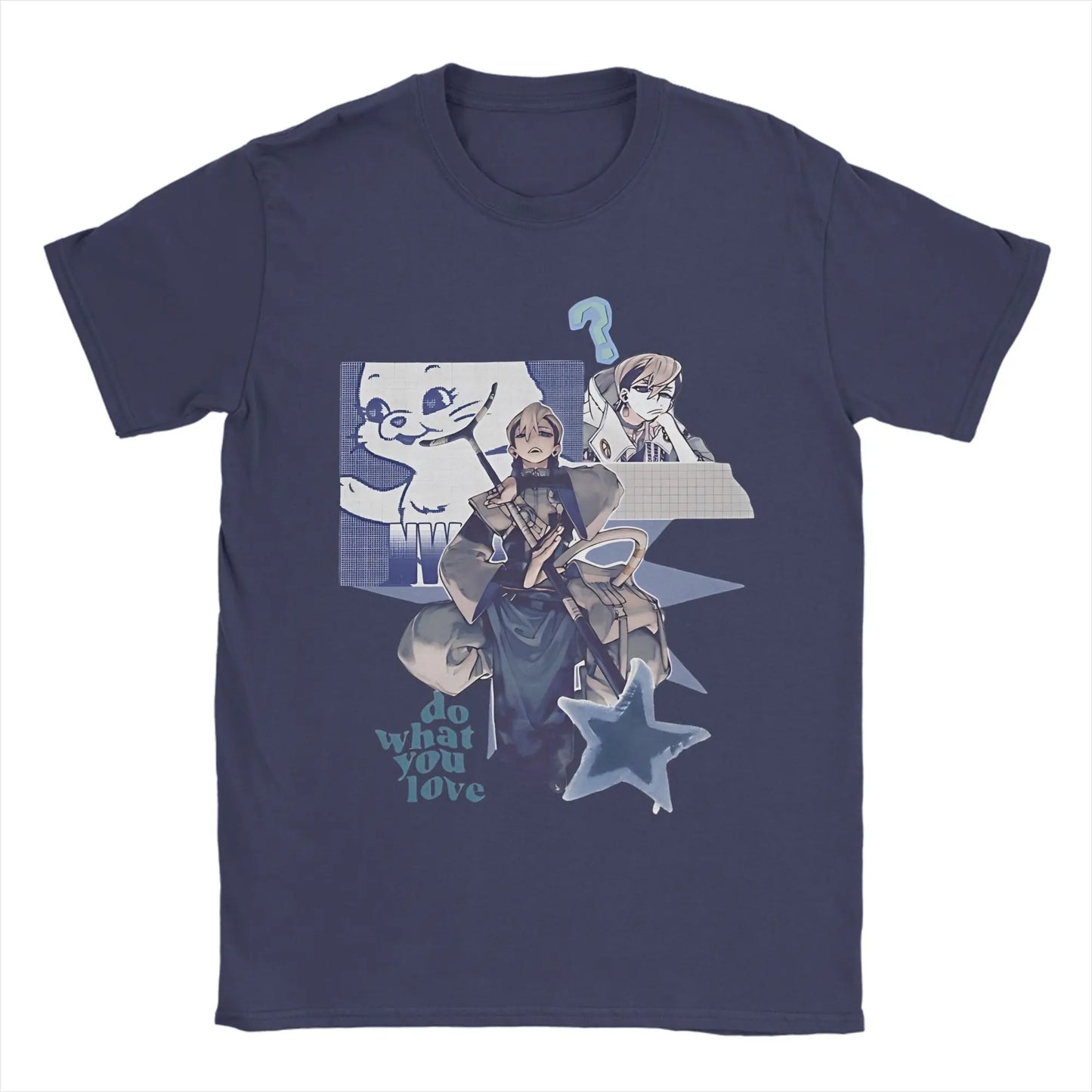 Gachiakuta Zanka Nijik Anime T Shirt Navy Blue