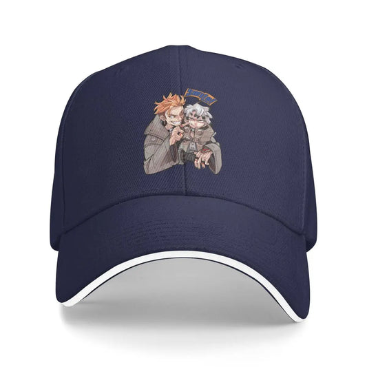 Gachiakuta Rudo & Enjin Navy Blue Cap