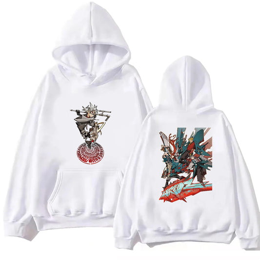 Gachiakuta Chaos Graffiti Warrior White Hoodie