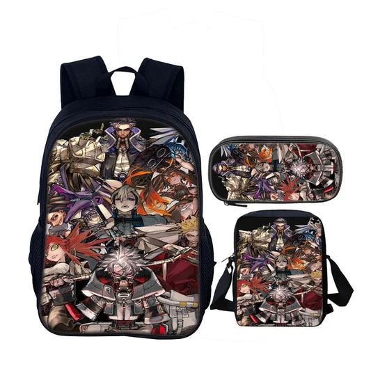 Gachiakuta Zanka Nijiku & Characters 3-Piece Backpack Set