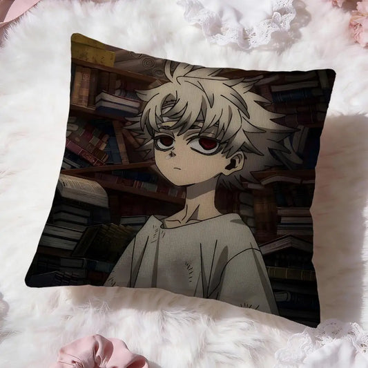 Gachiakuta Rudo Surebrec Library Portrait Decorative Throw Pillow