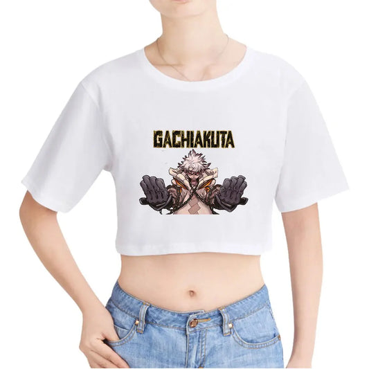 Gachiakuta Crop Top – Rudo Surebrec White