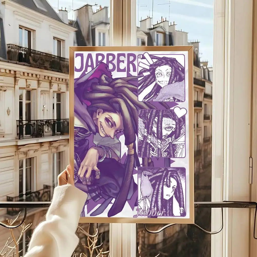 Gachiakuta Jabber Purple Manga Panel Collage Poster