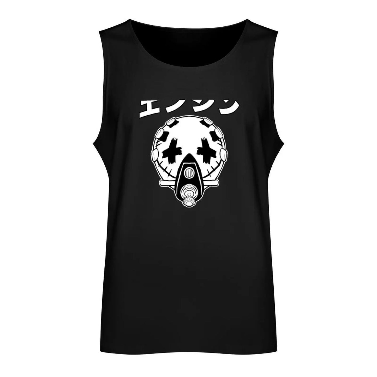 Gachiakuta Anime Enjin Mask Tank Top Black
