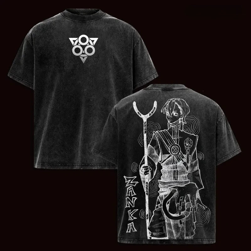 Gachiakuta Nijiku Zanka Black Graphic T-Shirt