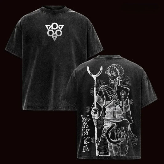 Gachiakuta Nijiku Zanka Black Graphic T-Shirt