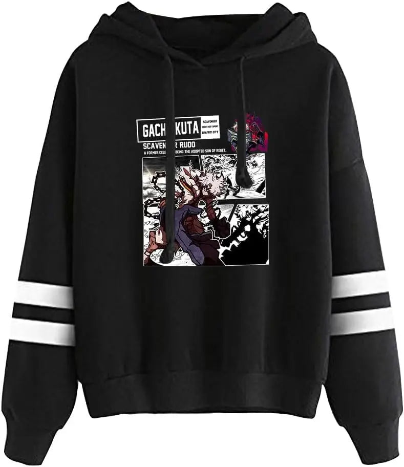 Gachiakuta Rudo Black Hoodie